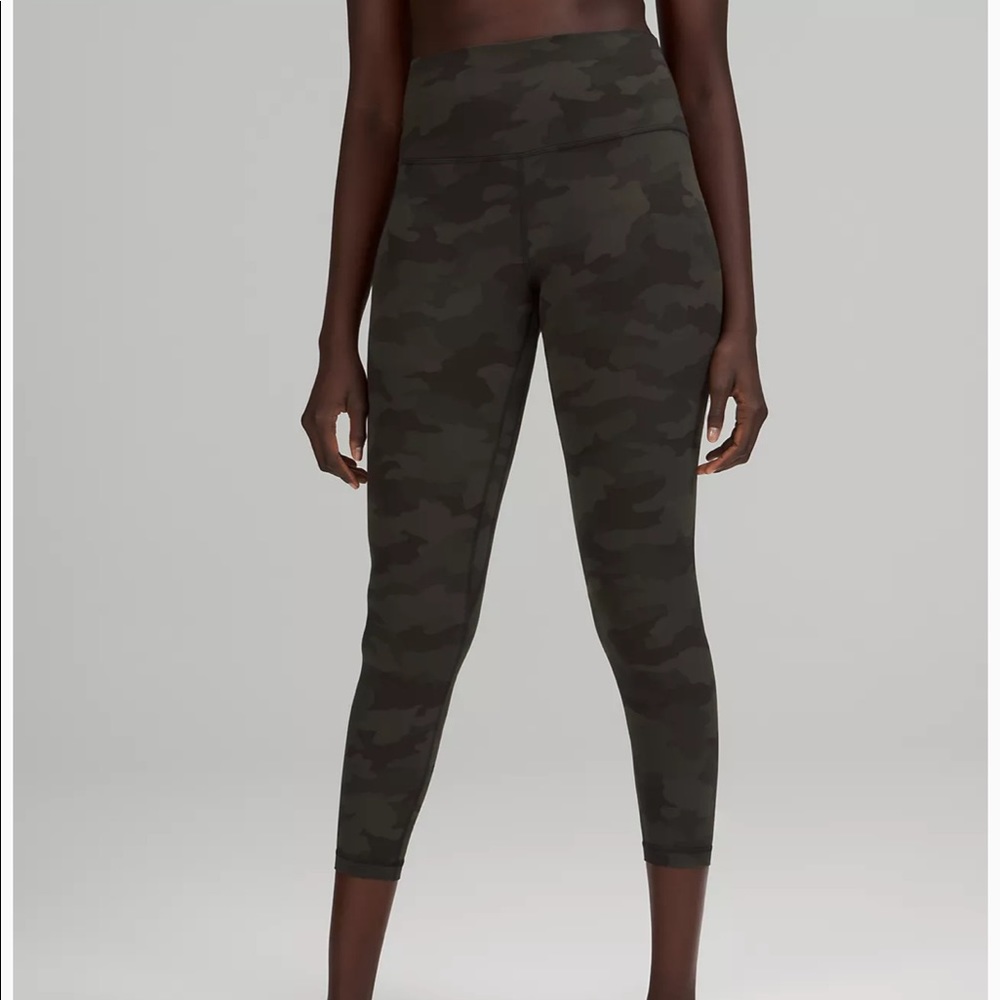 Camo Lululemon Align high rise 25” leggings